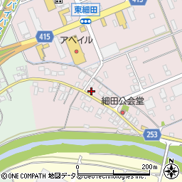 静岡県掛川市細田34周辺の地図