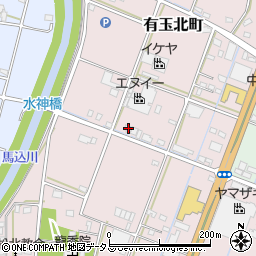 静岡県浜松市中央区有玉北町452周辺の地図