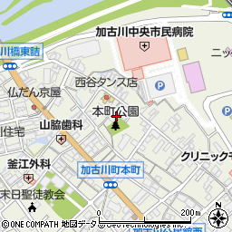 兵庫県加古川市加古川町本町360周辺の地図