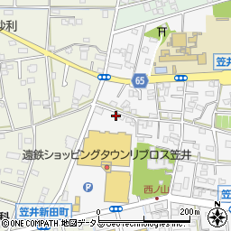 静岡県浜松市中央区笠井町1188周辺の地図