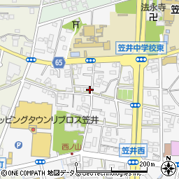静岡県浜松市中央区笠井町1127周辺の地図