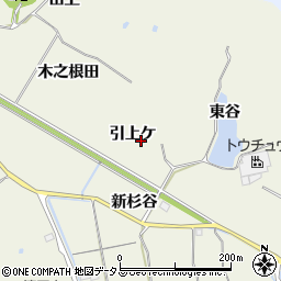 愛知県知多郡美浜町野間引上ケ周辺の地図