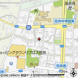 静岡県浜松市中央区笠井町1125周辺の地図