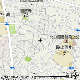 兵庫県西宮市段上町2丁目周辺の地図