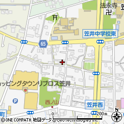 静岡県浜松市中央区笠井町1126周辺の地図