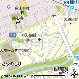 静岡県掛川市長谷428周辺の地図