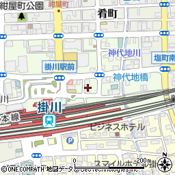 静岡県掛川市駅前9-13周辺の地図