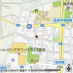 静岡県浜松市中央区笠井町1123周辺の地図