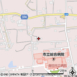 静岡県磐田市大久保457周辺の地図