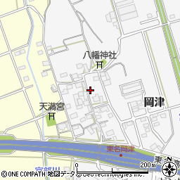 静岡県掛川市岡津380-1周辺の地図
