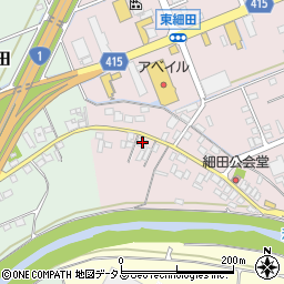 静岡県掛川市細田45周辺の地図