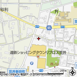 静岡県浜松市中央区笠井町1193周辺の地図