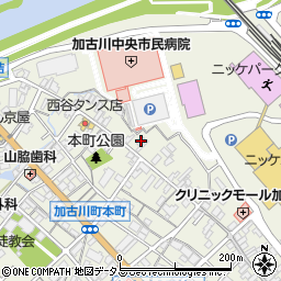 兵庫県加古川市加古川町本町444-1周辺の地図