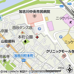 兵庫県加古川市加古川町本町444-1周辺の地図