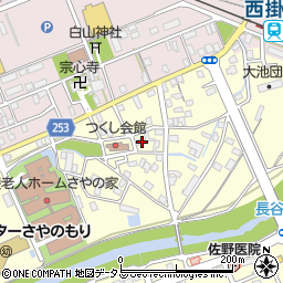 静岡県掛川市長谷430周辺の地図