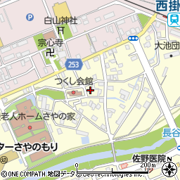 静岡県掛川市長谷430周辺の地図