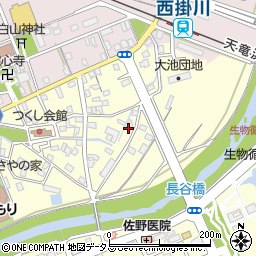静岡県掛川市長谷410周辺の地図