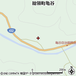 広島県庄原市総領町亀谷781周辺の地図