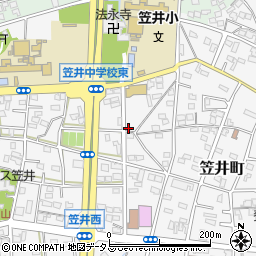 静岡県浜松市中央区笠井町480周辺の地図