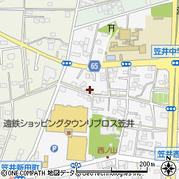 静岡県浜松市中央区笠井町1120周辺の地図