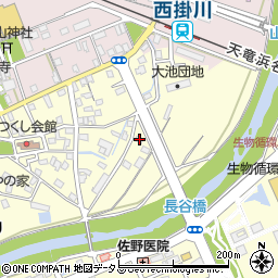 静岡県掛川市長谷490周辺の地図
