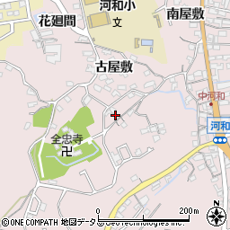 愛知県知多郡美浜町河和古屋敷60-11周辺の地図