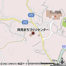 浜田市立岡見まちづくりセンター周辺の地図