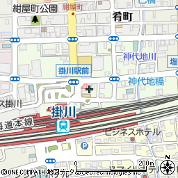 静岡県掛川市駅前8周辺の地図