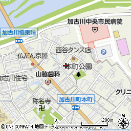 兵庫県加古川市加古川町本町348-3周辺の地図