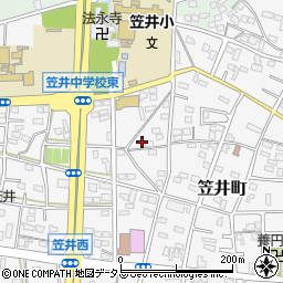静岡県浜松市中央区笠井町483周辺の地図