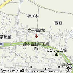 京都府木津川市山城町平尾浜屋敷周辺の地図