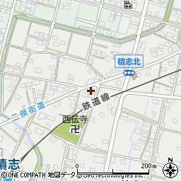 静岡県浜松市中央区積志町537周辺の地図