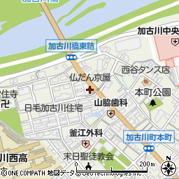 京屋仏檀店周辺の地図