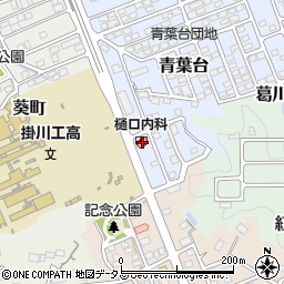 静岡県掛川市青葉台21-16周辺の地図