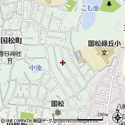 大阪府寝屋川市国松町周辺の地図
