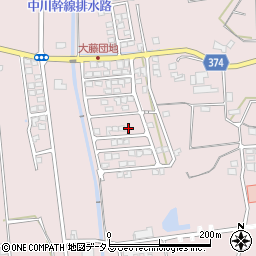 静岡県磐田市大久保734-98周辺の地図