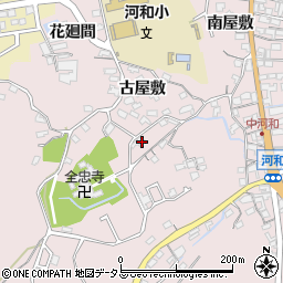 愛知県知多郡美浜町河和古屋敷71周辺の地図
