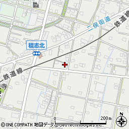 静岡県浜松市中央区積志町393周辺の地図