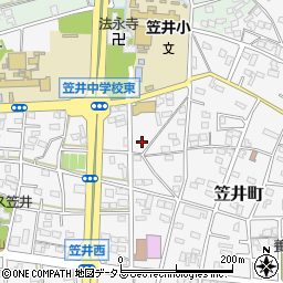 静岡県浜松市中央区笠井町479周辺の地図