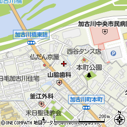 兵庫県加古川市加古川町本町298周辺の地図