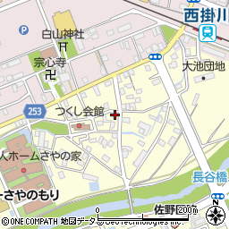 静岡県掛川市長谷294周辺の地図
