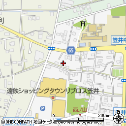 静岡県浜松市中央区笠井町1108周辺の地図