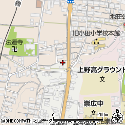 三重県伊賀市上野西大手町3764周辺の地図