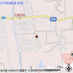 静岡県磐田市大久保734-136周辺の地図