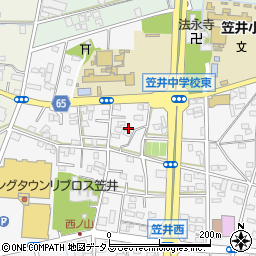 静岡県浜松市中央区笠井町1146周辺の地図