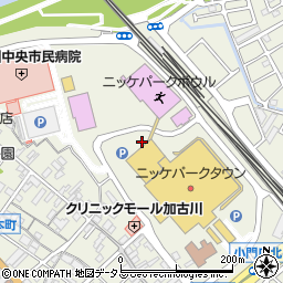 サイゼリヤ 加古川ニッケパークタウン店周辺の地図