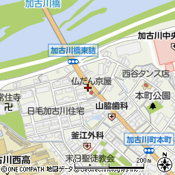 兵庫県加古川市加古川町本町291周辺の地図
