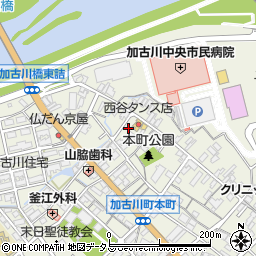 兵庫県加古川市加古川町本町348周辺の地図