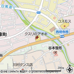クスリのアオキ　平野東店周辺の地図