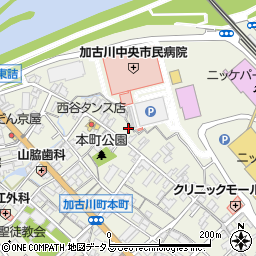 兵庫県加古川市加古川町本町463周辺の地図